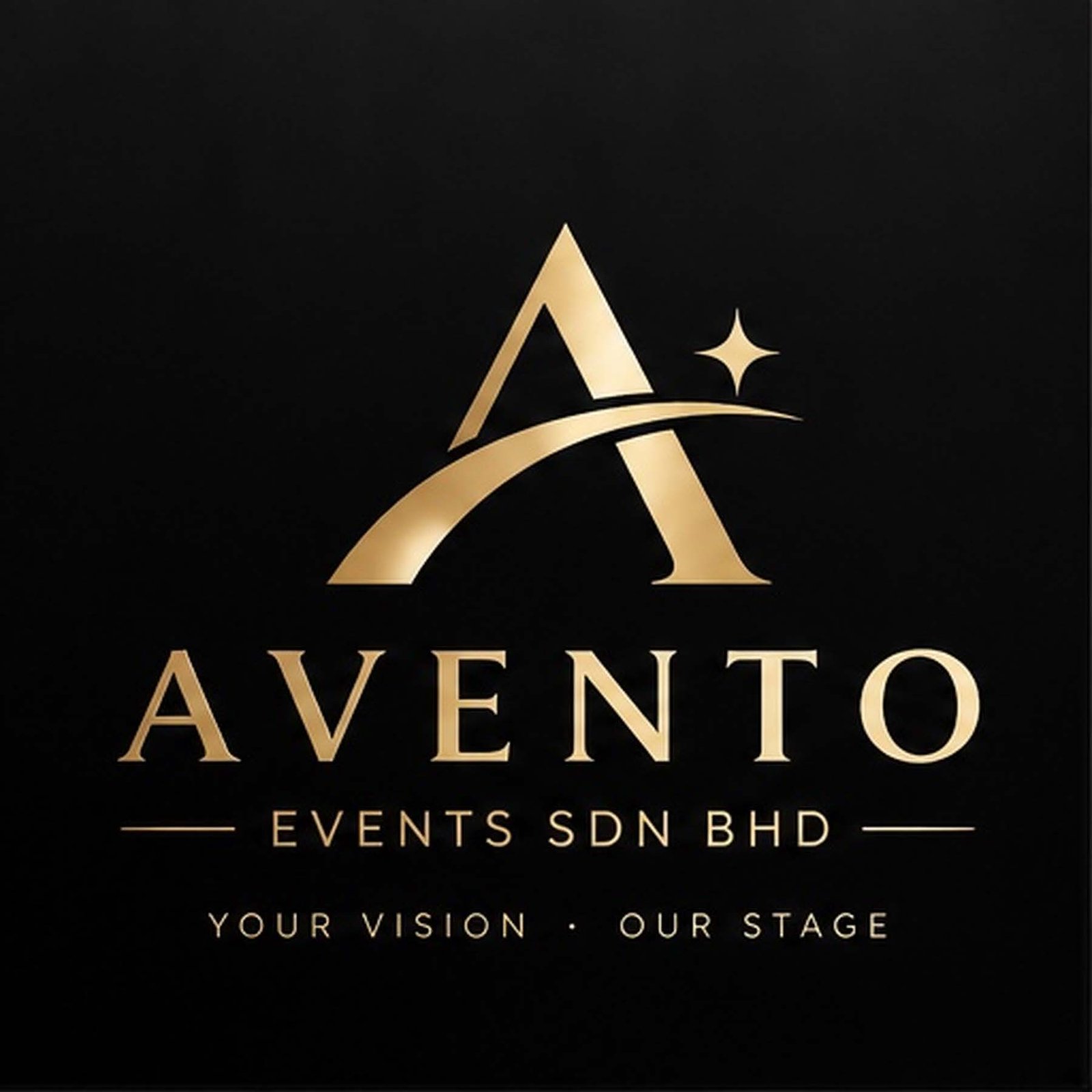 Avento Events Sdn Bhd logo - Your Vision, Our Stage